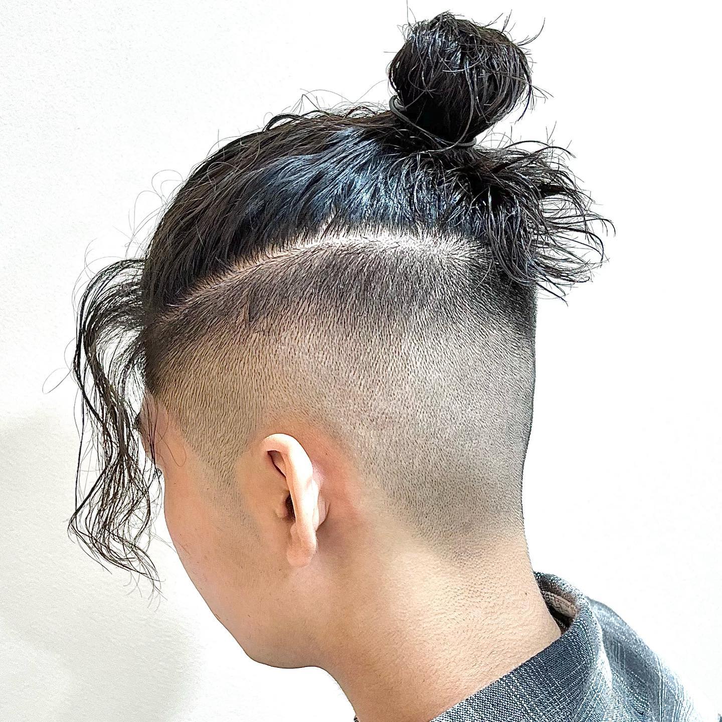 Samurai Bun (Top Knot) Sample 12