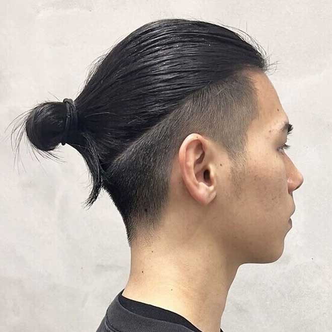 Samurai Bun (Top Knot) Sample 5