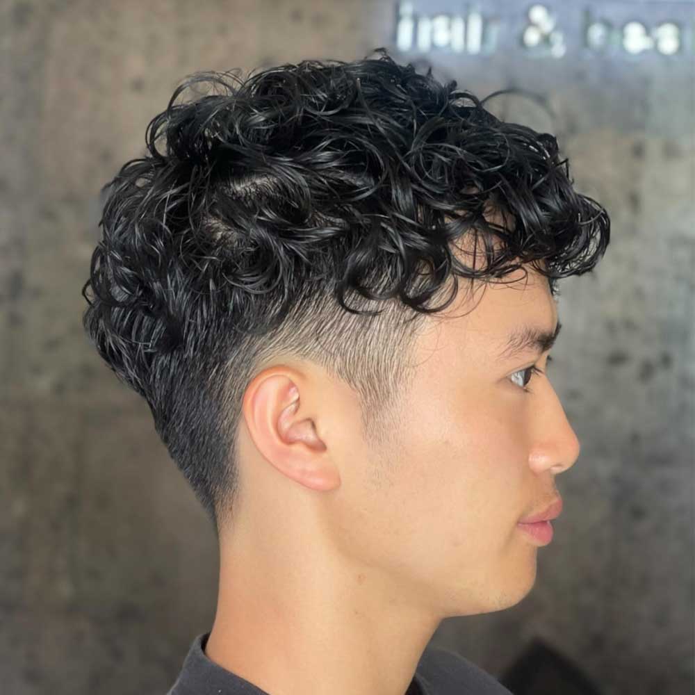 Curly Perm (Korean Perm) Sample 5