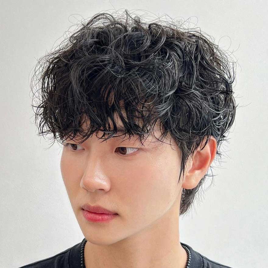 Curly Perm (Korean Perm) Sample 8