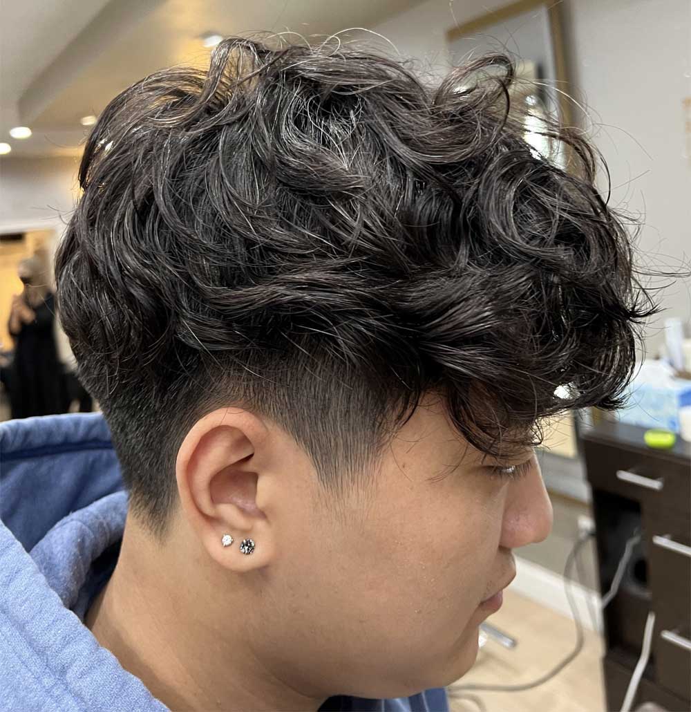 Curly Perm (Korean Perm) Sample 1