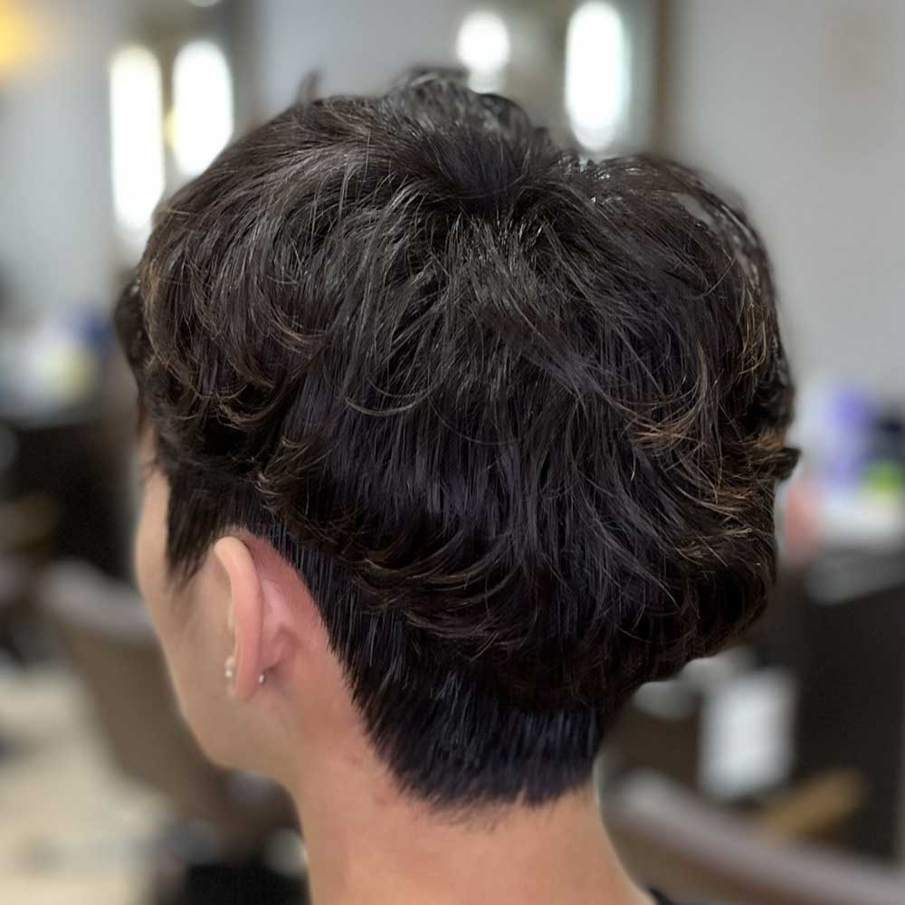 Curly Perm (Korean Perm) Sample 4