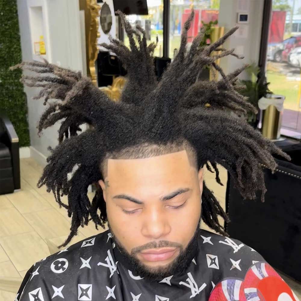 Freeform Locs Sample 3