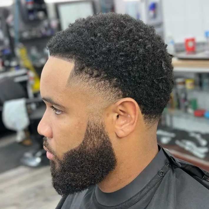 Curly Top Fade Sample 11