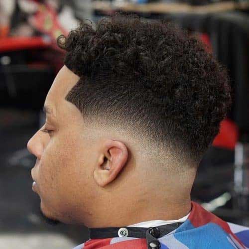 Curly Top Fade Sample 12