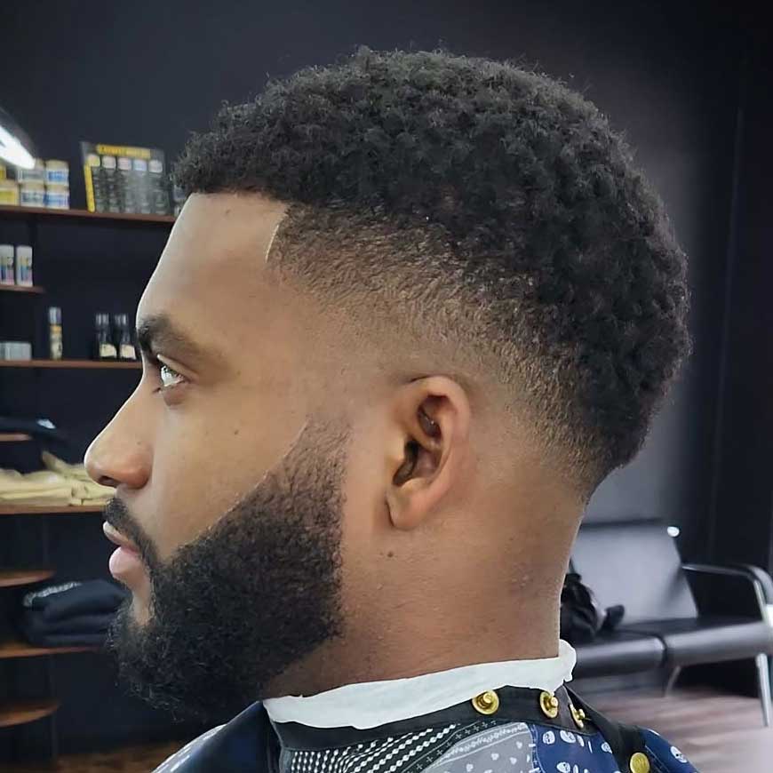 Curly Top Fade Sample 7