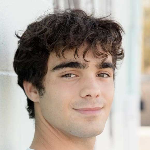 Wavy/Curly Natural Style Sample 10