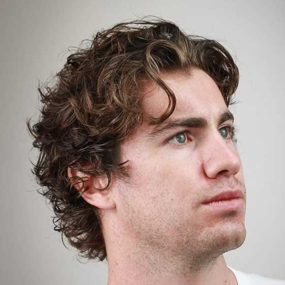 Wavy/Curly Natural Style Sample 12