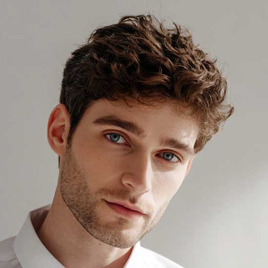 Wavy/Curly Natural Style Sample 6