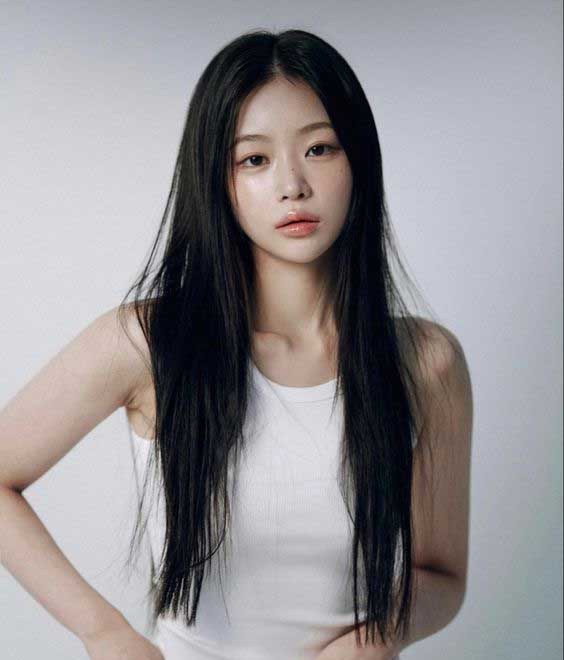 Long Straight Hair Sample 10