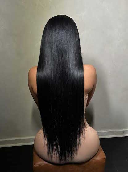 Long Straight Hair Sample 11