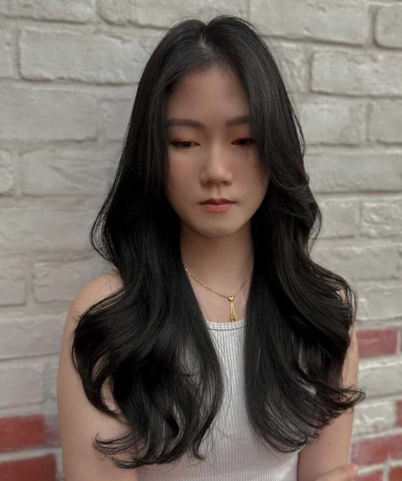 S-Curl Perm Sample 15