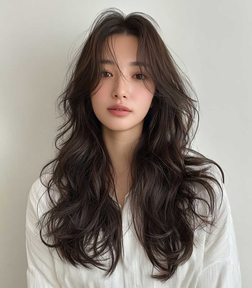 Korean Wave Perm Sample 6