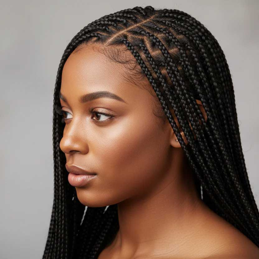 Knotless Braids Sample 4