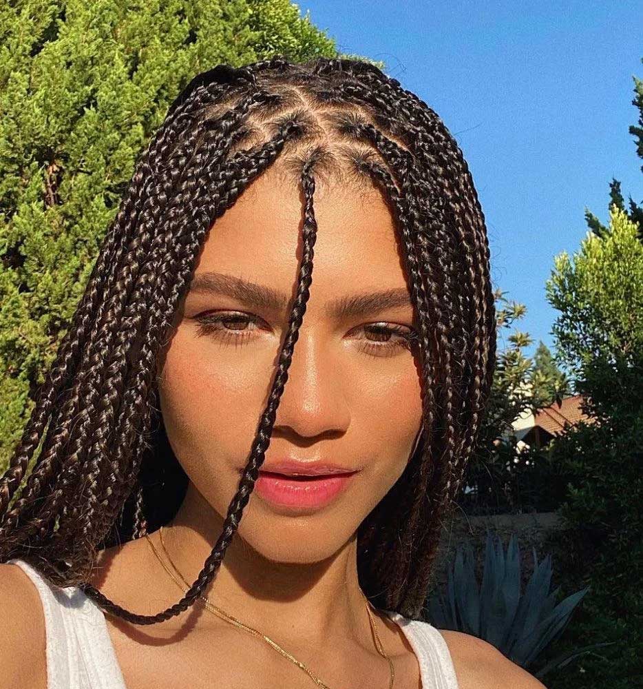 Knotless Braids Sample 1