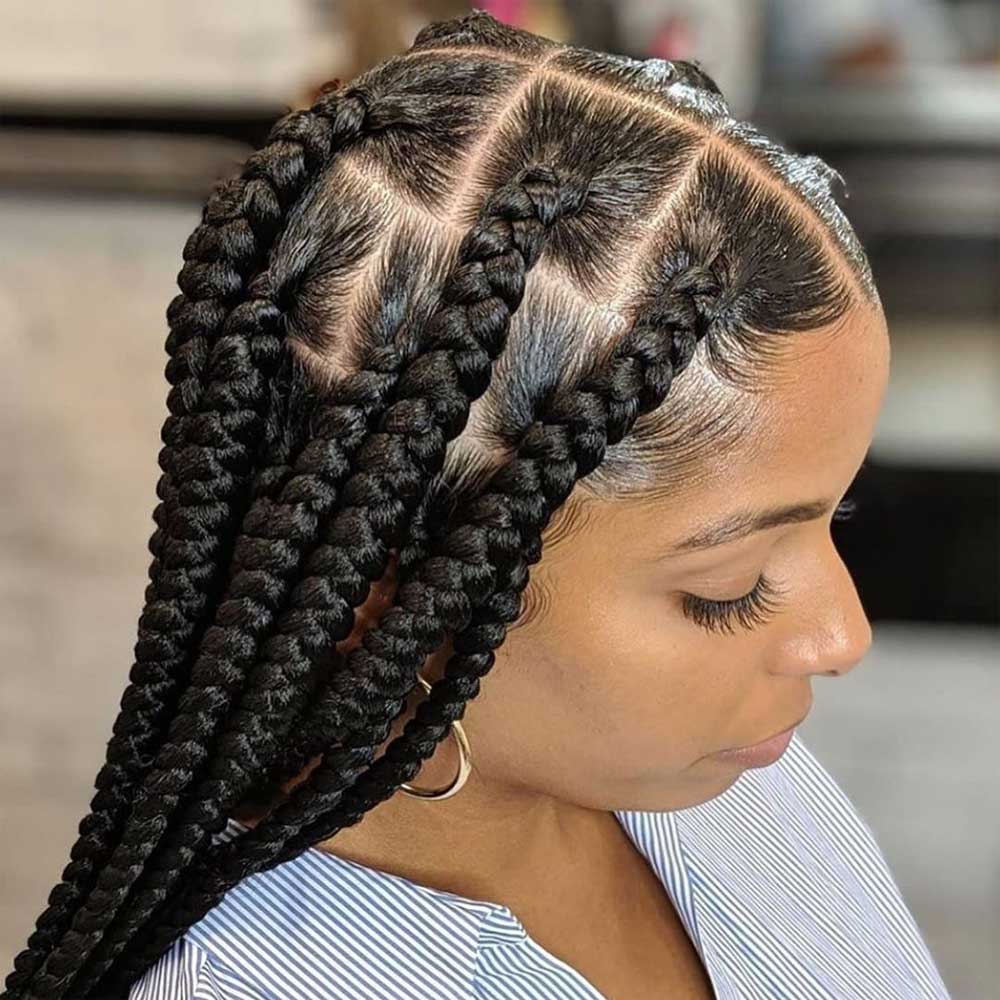 Knotless Braids Sample 6