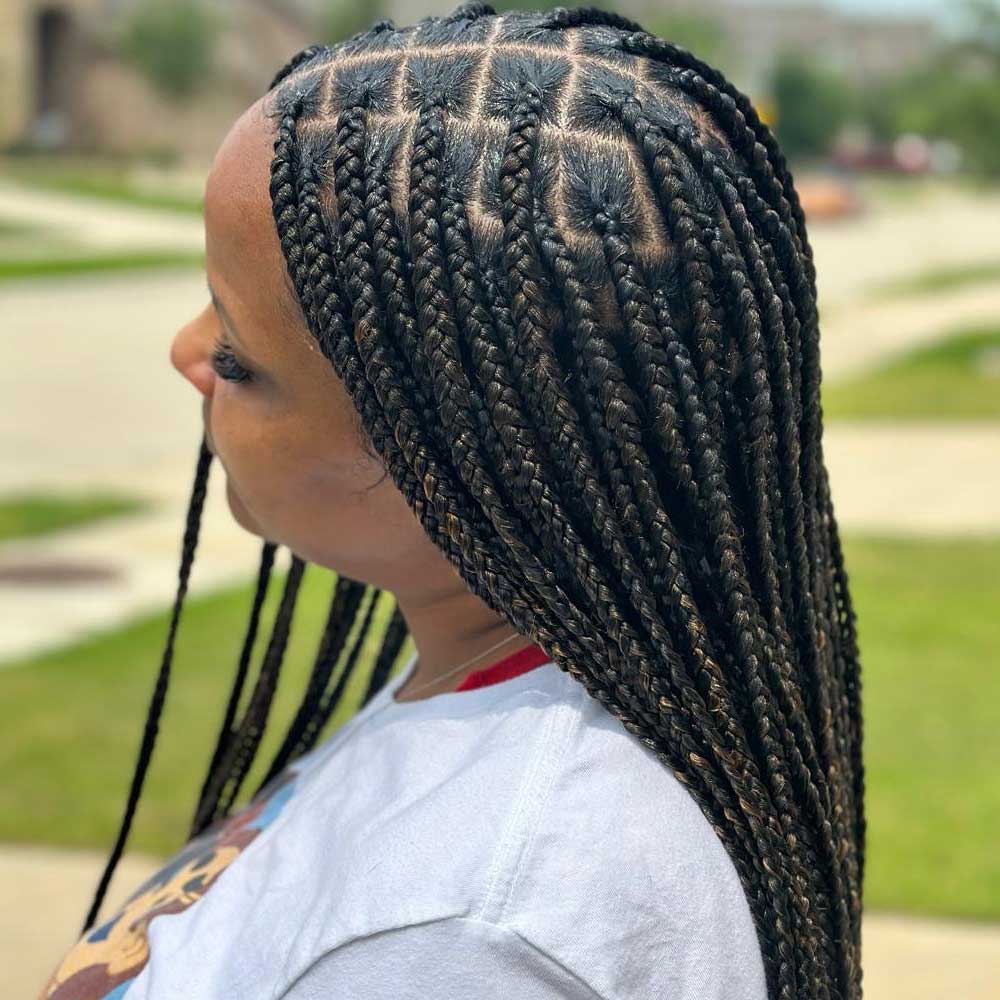 Knotless Braids Sample 9