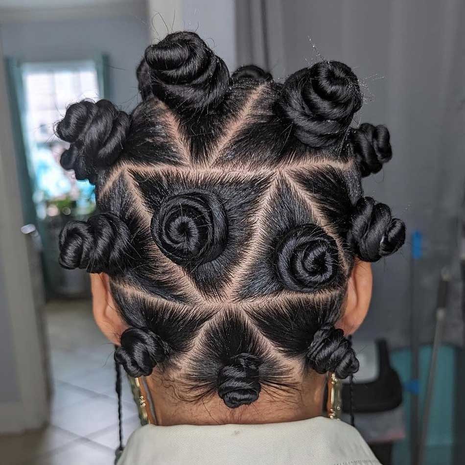 Bantu Knots Sample 12