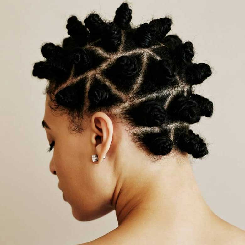 Bantu Knots Sample 2