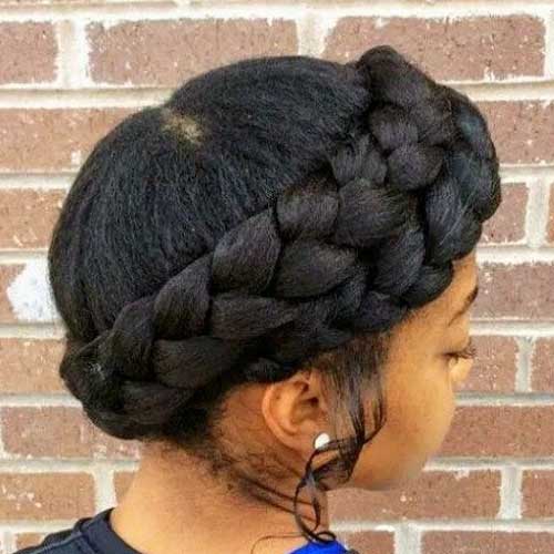 Halo Braid/Crown Braid Sample 9