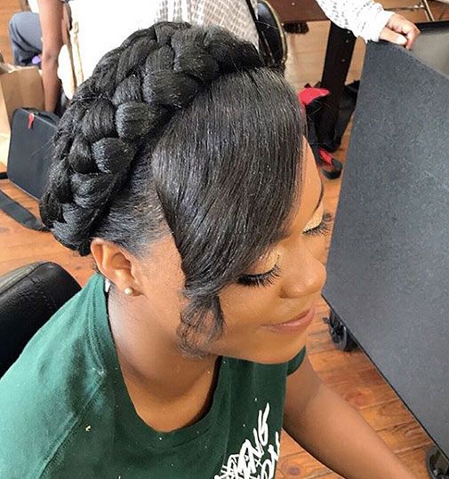 Halo Braid/Crown Braid Sample 10