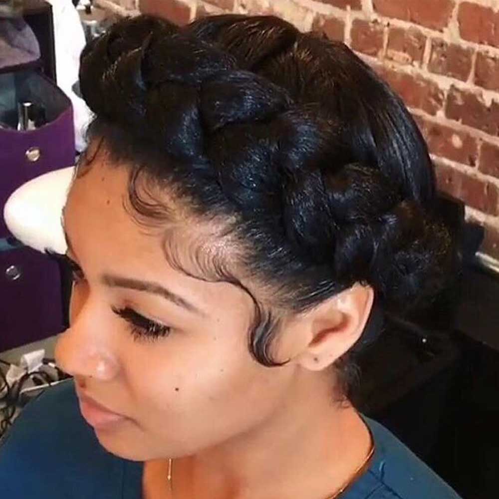Halo Braid/Crown Braid Sample 11