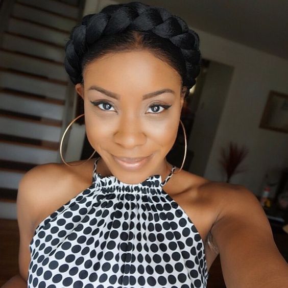 Halo Braid/Crown Braid Sample 6