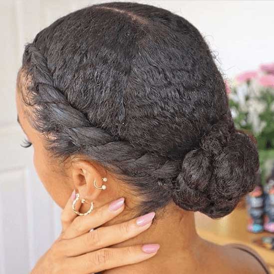 Halo Braid/Crown Braid Sample 8