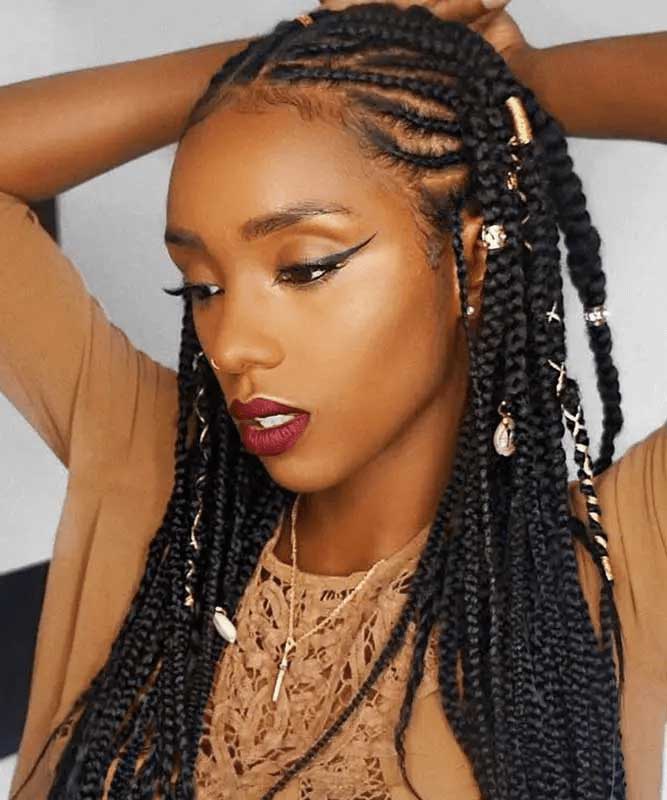 Fulani Braids Sample 4