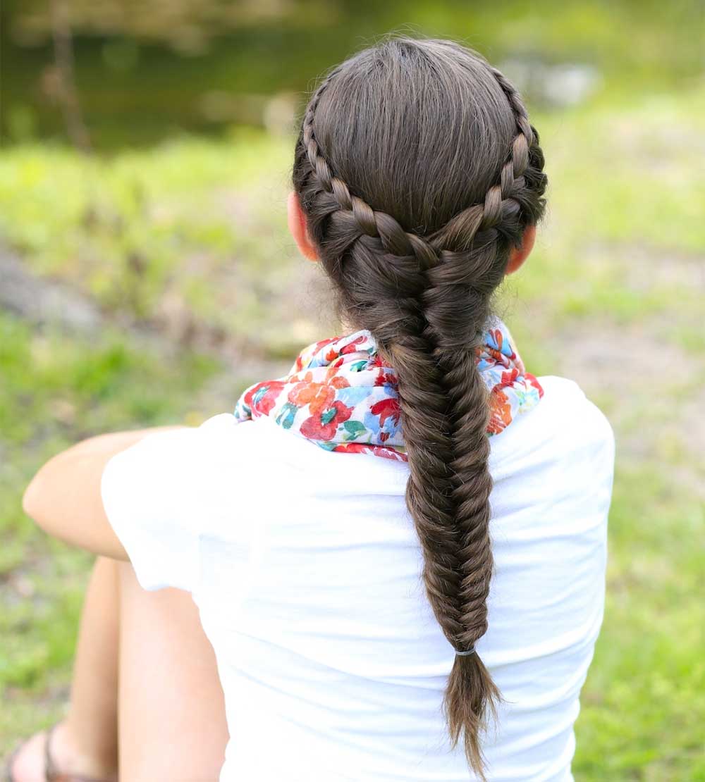 Fishtail Braid Sample 10