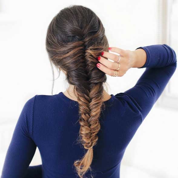 Fishtail Braid Sample 1