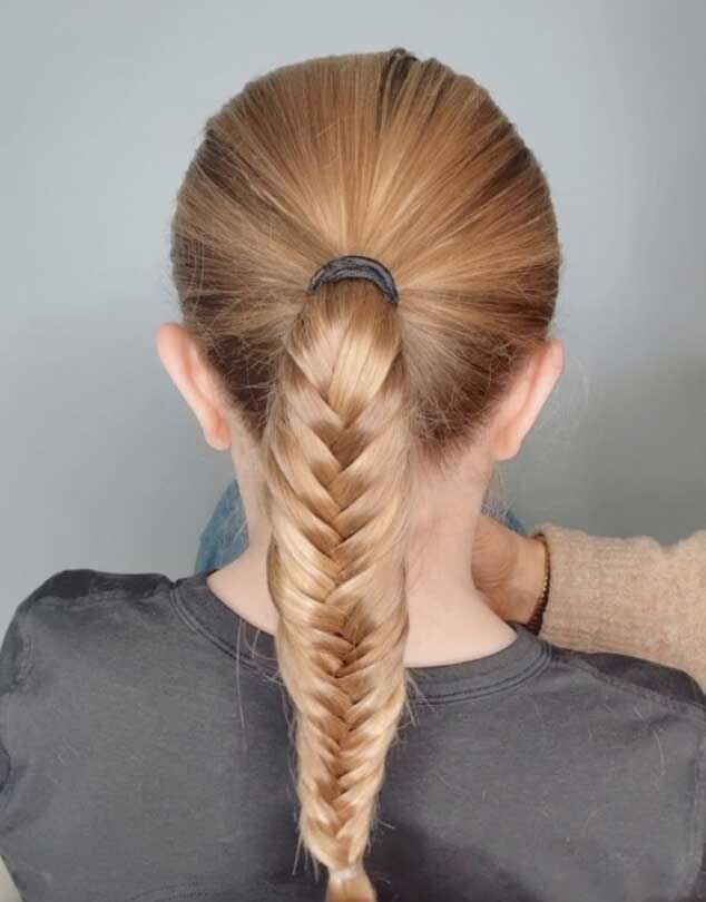Fishtail Braid Sample 3