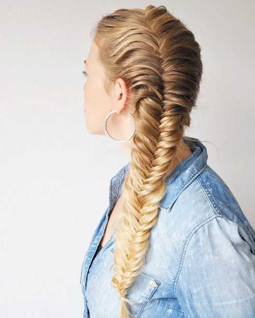 Fishtail Braid Sample 8