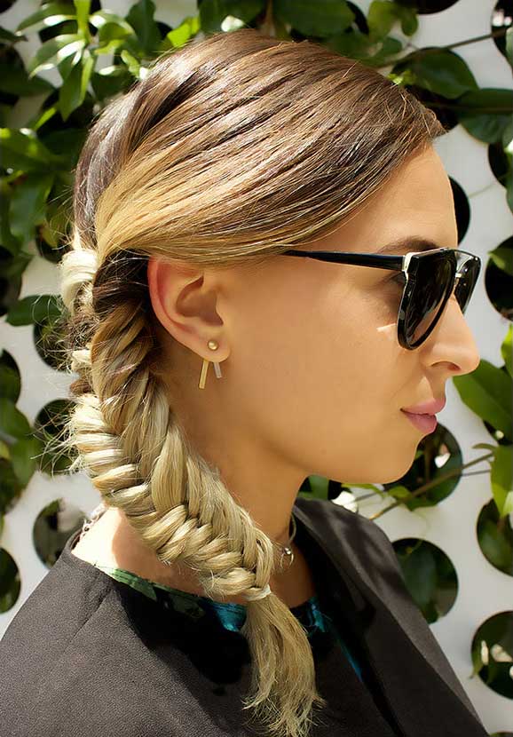 Fishtail Braid Sample 6